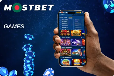 Games in Mostbet Casino Apk